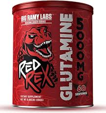 بيغ رامي لابز ريد ريكس جلوتامين 5000 مجم – مسحوق لتعافي العضلات ودعم المناعة