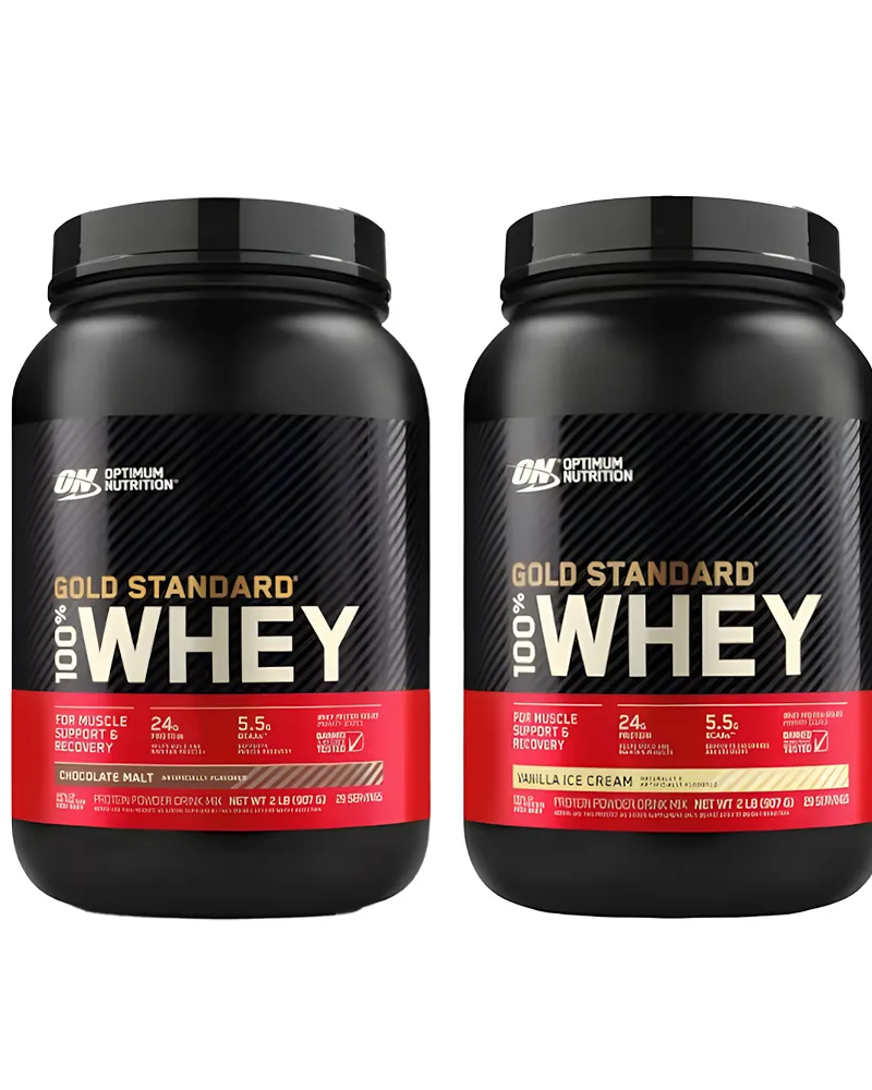 أوبتيمم نيوترشن واي جولد ستاندارد - بروتين واي سريع الامتصاص لتعزيز نمو العضلات واستعادة الطاقة - 908جم