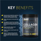 ⁦بازيكس كولاجين ببتيدات هيدرولايزد – دعم البشرة والمفاصل والشعر بتركيبة نقية 300 جم⁩ - الصورة ⁦2⁩