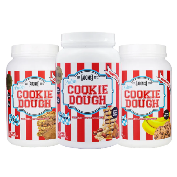 ادونيس بروتين عجينة الكوكي 1كجم – وجبة بروتين صحية بطعم الكوكيز