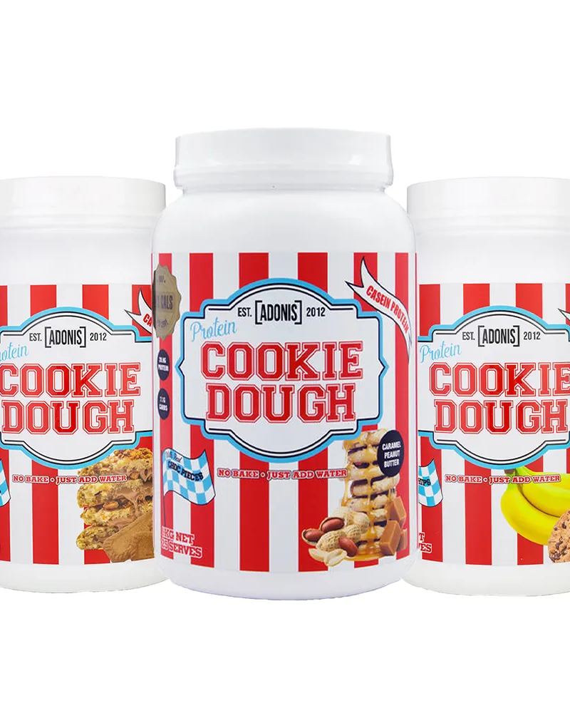 ادونيس بروتين عجينة الكوكي 1كجم – وجبة بروتين صحية بطعم الكوكيز