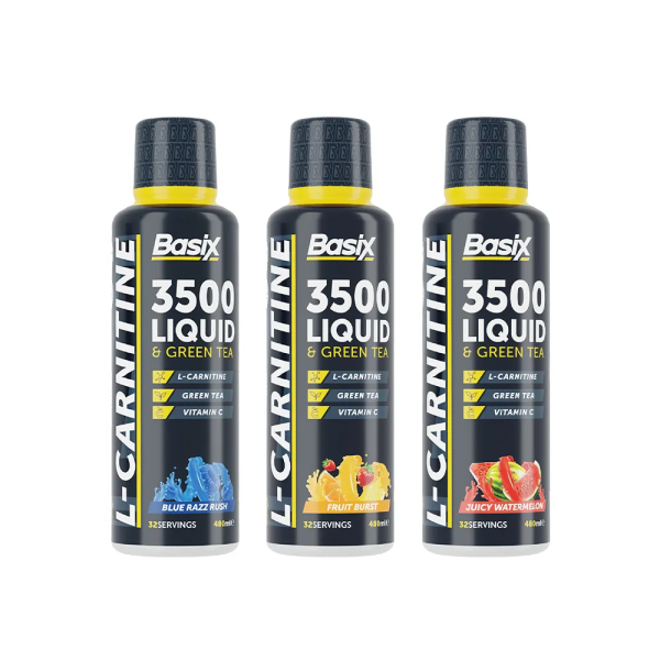 بيزكس L-Carnitine 3500 – سائل حارق دهون بتركيز عالي وطاقة نظيفة بدون منبهات