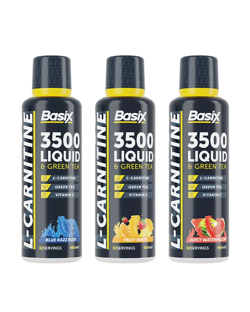 بيزكس L-Carnitine 3500 – سائل حارق دهون بتركيز عالي وطاقة نظيفة بدون منبهات